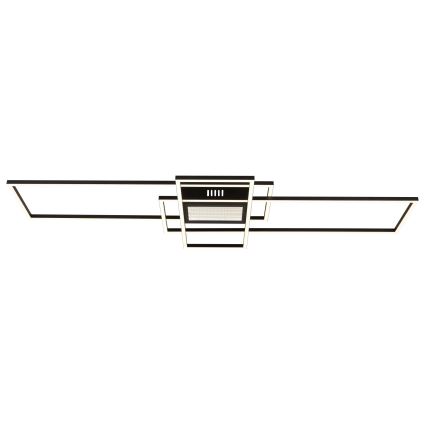 Globo - LED stmievateľné stropné svietidlo LED/60W/230V 2700-6500K 42x110,8 cm čierne + diaľkové ovládanie