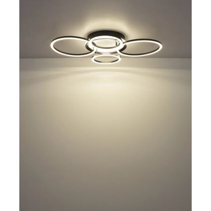 Globo - LED stropné svietidlo LED/40W/230V 4000K 72x52 cm čierne
