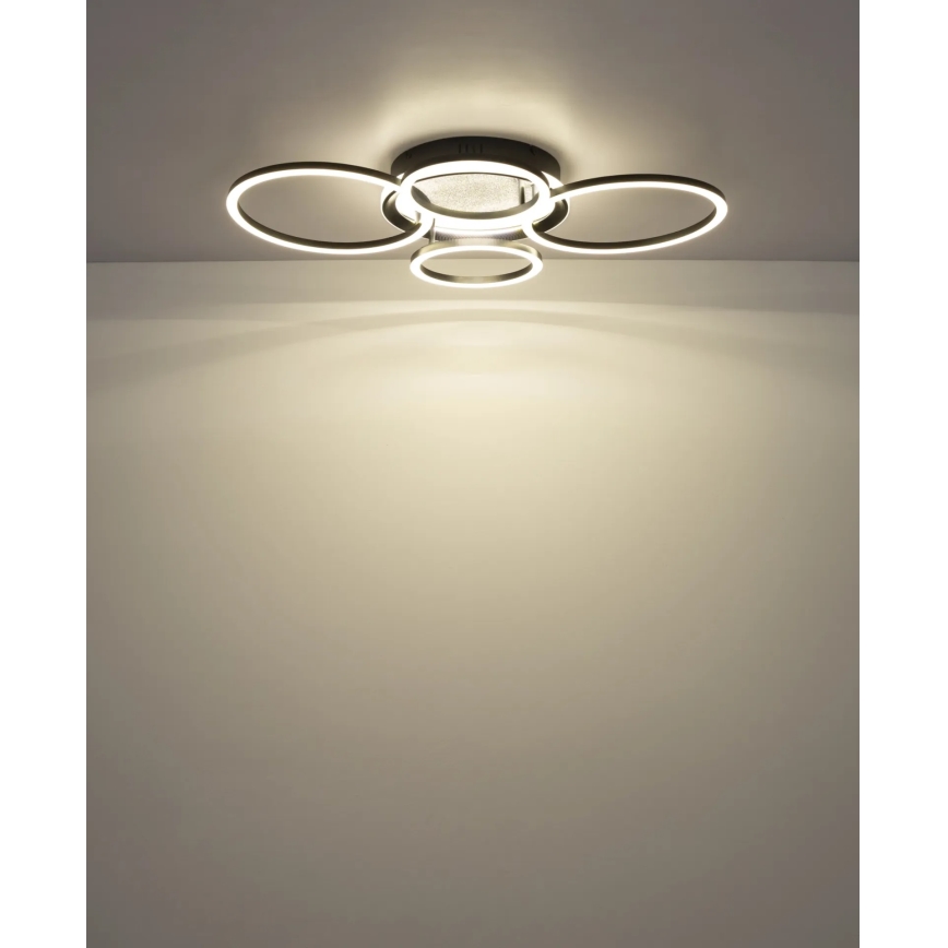 Globo - LED stropné svietidlo LED/40W/230V 4000K 72x52 cm čierne
