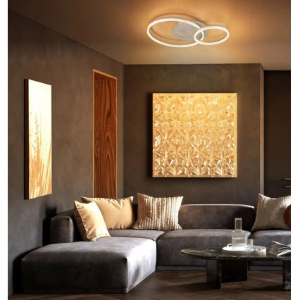 Globo - LED stropné svietidlo LED/30W/230V 3000K 70x50 cm béžové