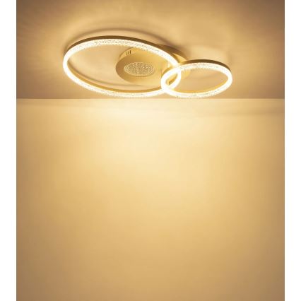 Globo - LED stropné svietidlo LED/30W/230V 3000K 70x50 cm béžové