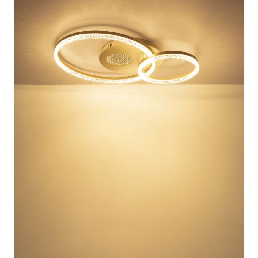 Globo - LED stropné svietidlo LED/30W/230V 3000K 70x50 cm béžové