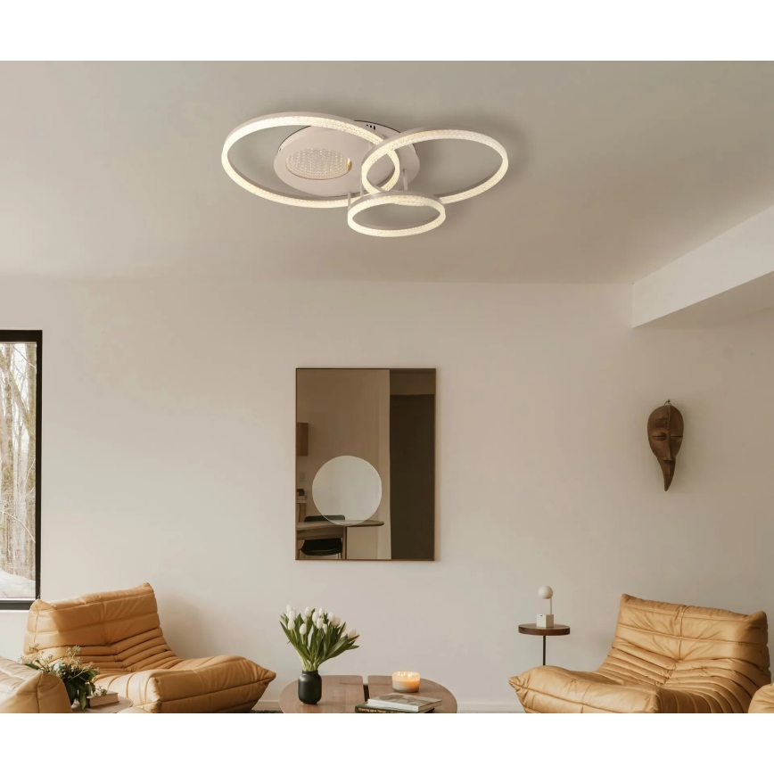 Globo - LED stropné svietidlo LED/40W/230V 3000K 78x60 cm béžová