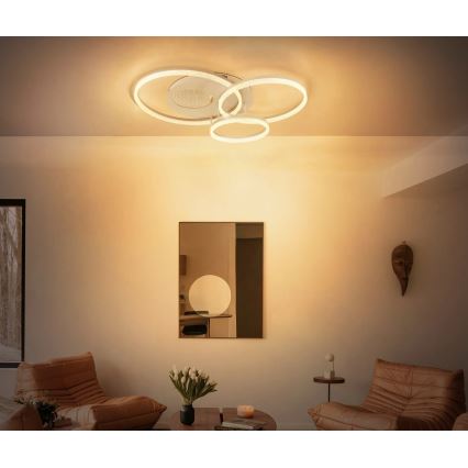 Globo - LED stropné svietidlo LED/40W/230V 3000K 78x60 cm béžová
