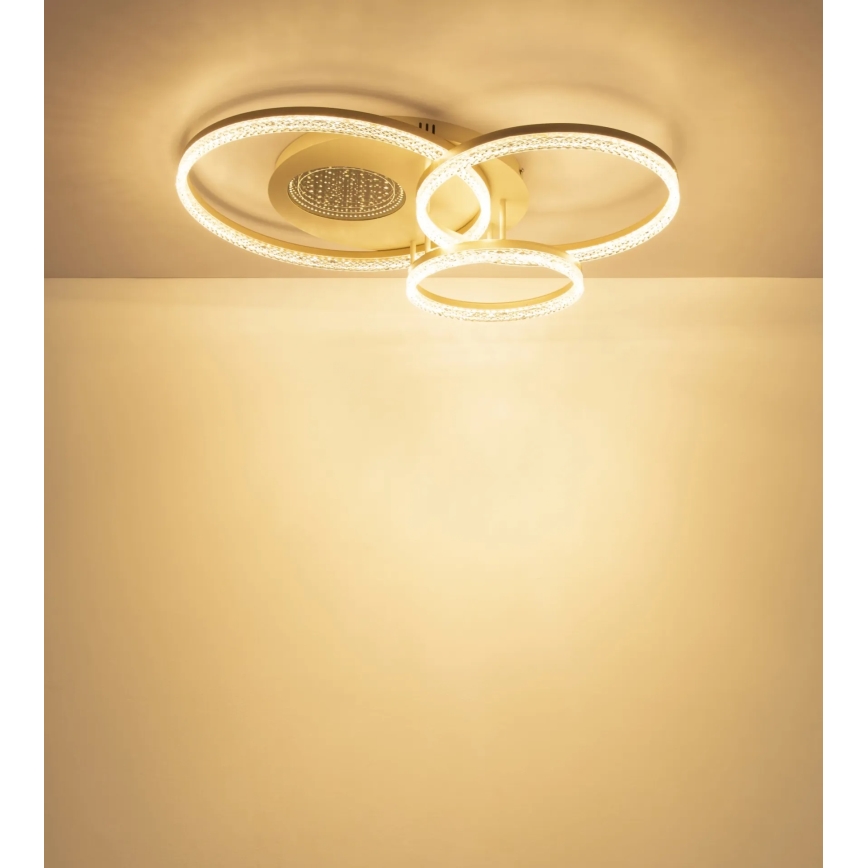 Globo - LED stropné svietidlo LED/40W/230V 3000K 78x60 cm béžová