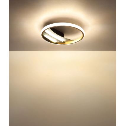 Globo - LED stropné svietidlo LED/12W/230V 3000/4000/6000K priemer 29,5 cm zlaté