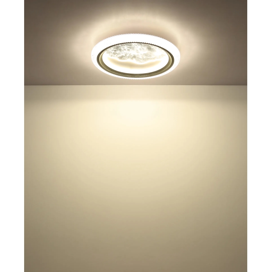 Globo - LED stropné svietidlo LED/28W/230V 3000/4000/6500K pr. 39,5 cm strieborné