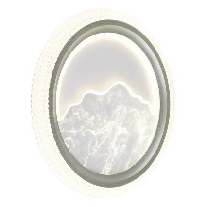 Globo - LED stropné svietidlo LED/28W/230V 3000/4000/6500K pr. 39,5 cm strieborné