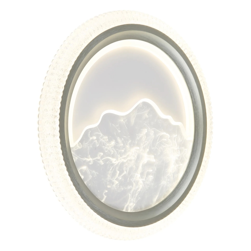 Globo - LED stropné svietidlo LED/28W/230V 3000/4000/6500K pr. 39,5 cm strieborné