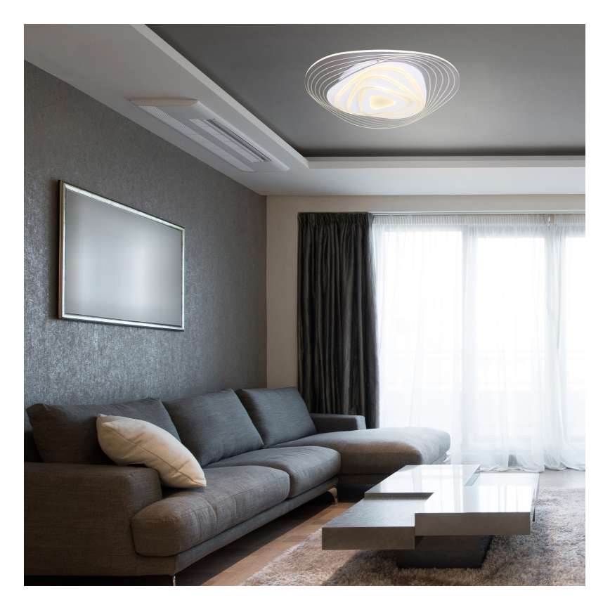 Globo - LED Stmievateľné stropné svietidlo LED/40W/230V 3000-6500K 50,2x48,8 cm Wi-Fi Tuya + diaľkové ovládanie