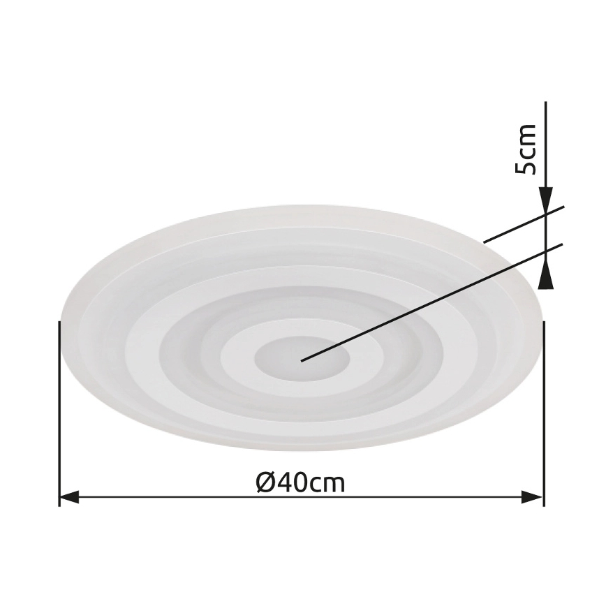 Globo - LED Stropné svietidlo LED/20W/230V 2700K/6500K pr. 40 cm