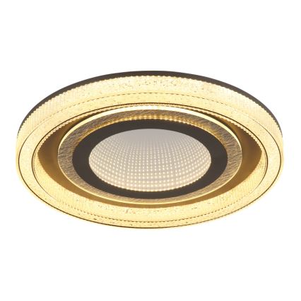Globo - LED Stmievateľné stropné svietidlo LED/48W/230V 2700-6000K pr. 48 cm antracit + diaľkové ovládanie