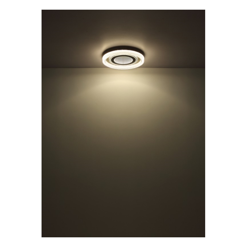 Globo - LED Stmievateľné stropné svietidlo LED/48W/230V 2700-6000K pr. 48 cm antracit + diaľkové ovládanie
