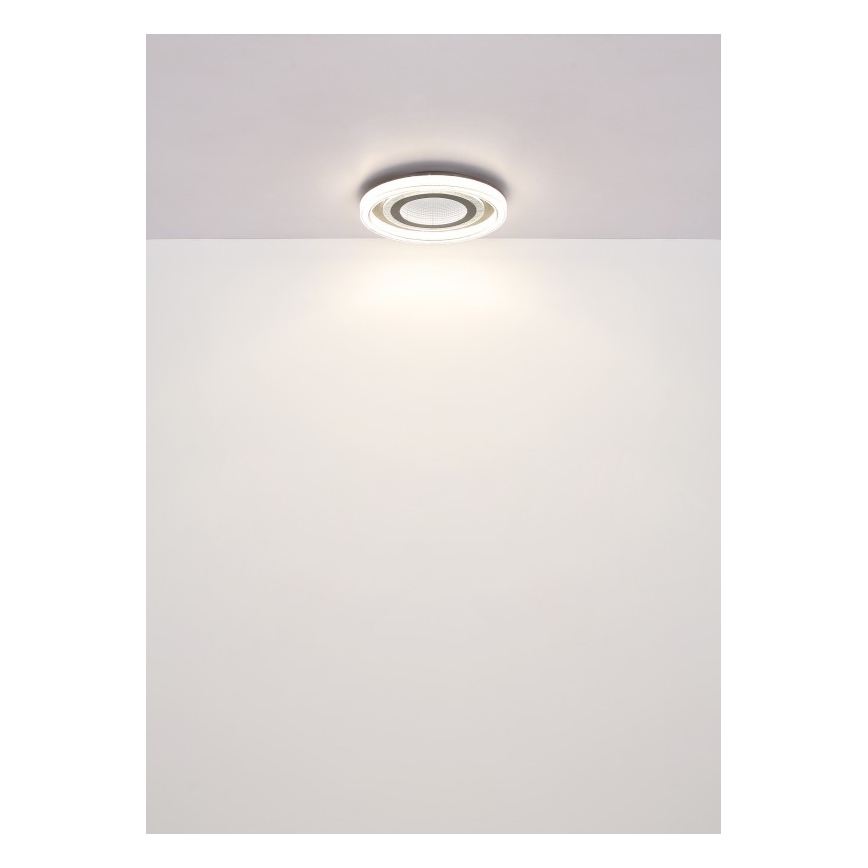 Globo - LED Stmievateľné stropné svietidlo LED/48W/230V 2700-6000K pr. 48 cm antracit + diaľkové ovládanie