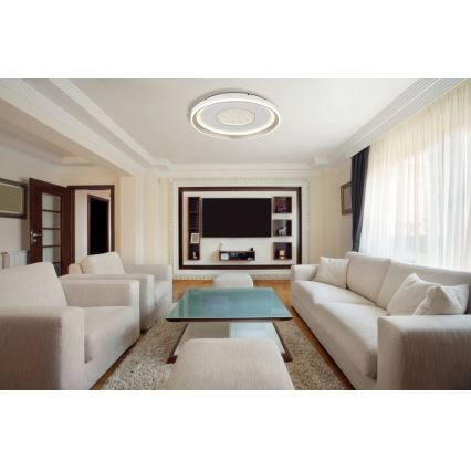 Globo - LED Stmievateľné stropné svietidlo LED/48W/230V 2700-6000K pr. 48 cm + diaľkové ovládanie