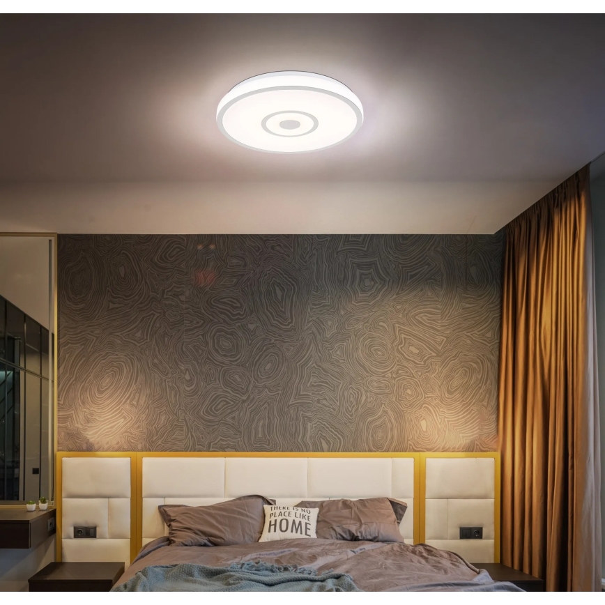 Globo - LED stropné svietidlo LED/24W/230V 3000/4000/6000K priemer 38 cm matný chróm