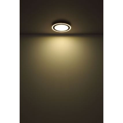 Globo - LED Stropné svietidlo LED/24W/230V 4000K pr. 34 cm čierna