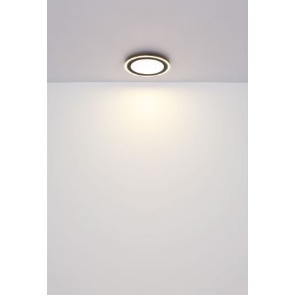 Globo - LED Stropné svietidlo LED/24W/230V 4000K pr. 34 cm čierna