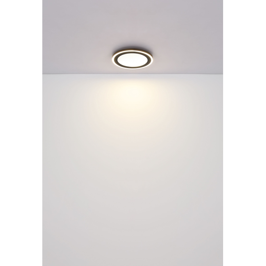 Globo - LED Stropné svietidlo LED/24W/230V 4000K pr. 34 cm čierna