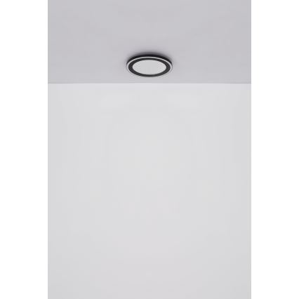 Globo - LED Stropné svietidlo LED/24W/230V 4000K pr. 34 cm čierna