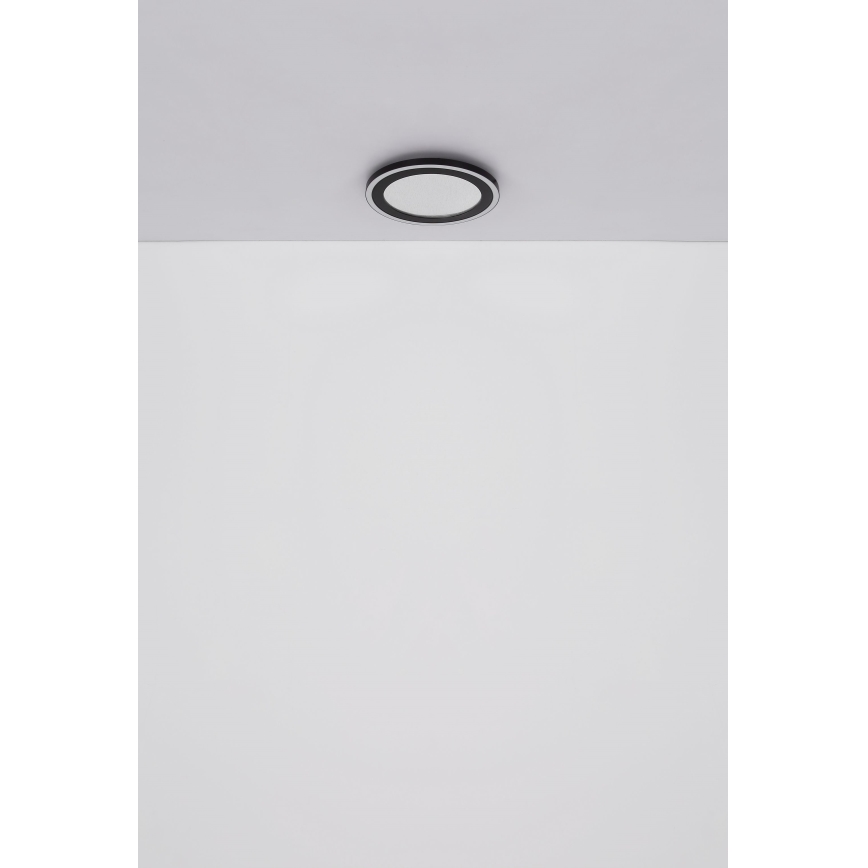Globo - LED Stropné svietidlo LED/24W/230V 4000K pr. 34 cm čierna