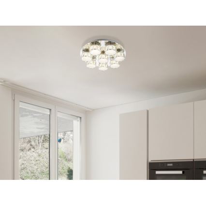 Globo - LED Stmievateľné stropné svietidlo LED/64W/230V 4000K pr. 50 cm