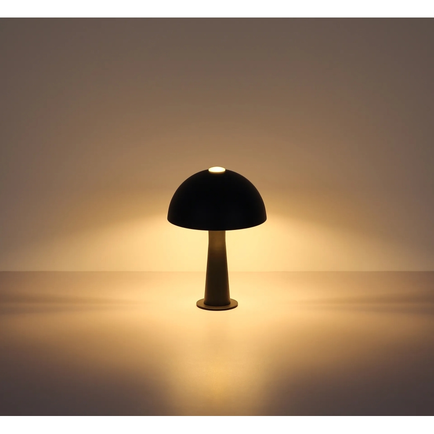 Globo - Stolná lampa 1xE14/25W/230V čierna