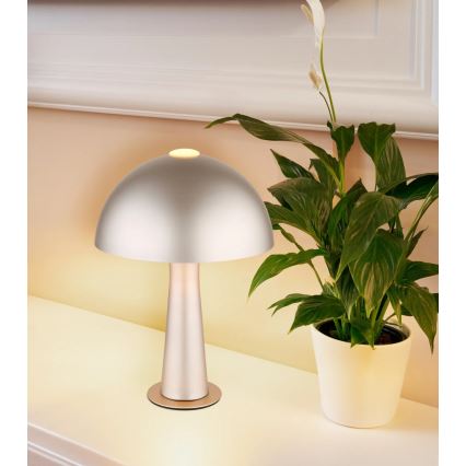 Globo - Stolná lampa 1xE14/25W/230V matný chróm