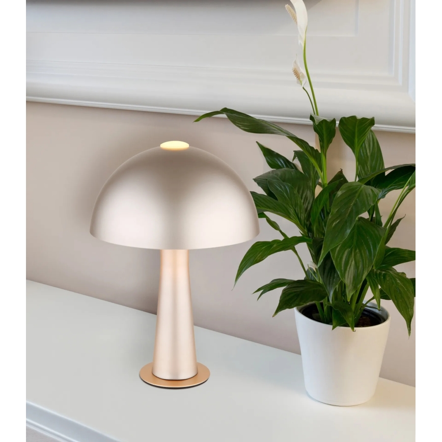 Globo - Stolná lampa 1xE14/25W/230V matný chróm