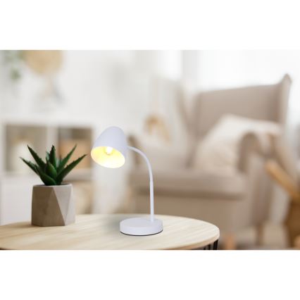 Globo - Stolná lampa 1xE14/25W/230V biela