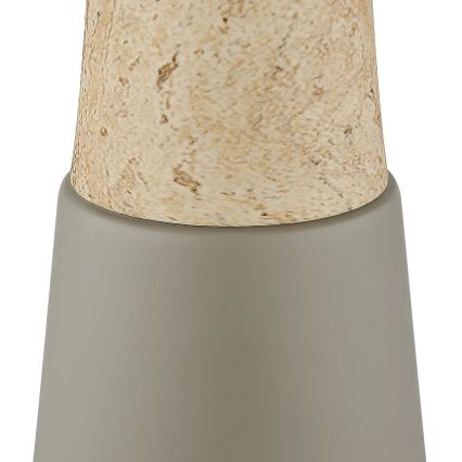 Globo - Stolová lampa 1xE27ILLU/40W/230V sivá