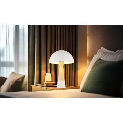 Globo - Stolná lampa 1xE27ILLU/40W/230V béžová