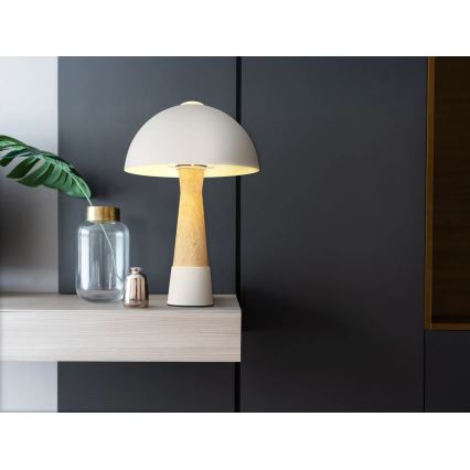 Globo - Stolná lampa 1xE27ILLU/40W/230V béžová