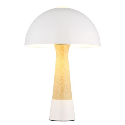 Globo - Stolná lampa 1xE27ILLU/40W/230V biela