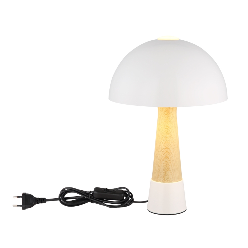 Globo - Stolná lampa 1xE27ILLU/40W/230V biela