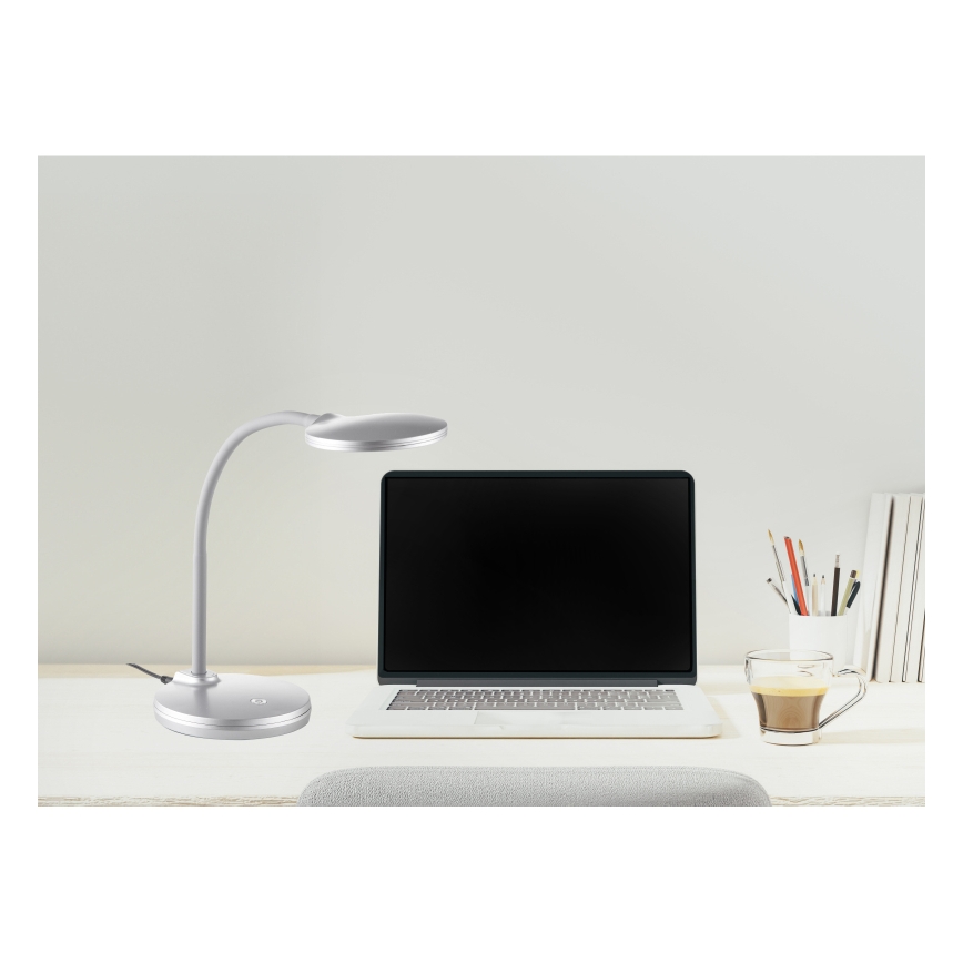 Globo - LED Stmievateľná dotyková stolná lampa LED/4W/230V strieborná