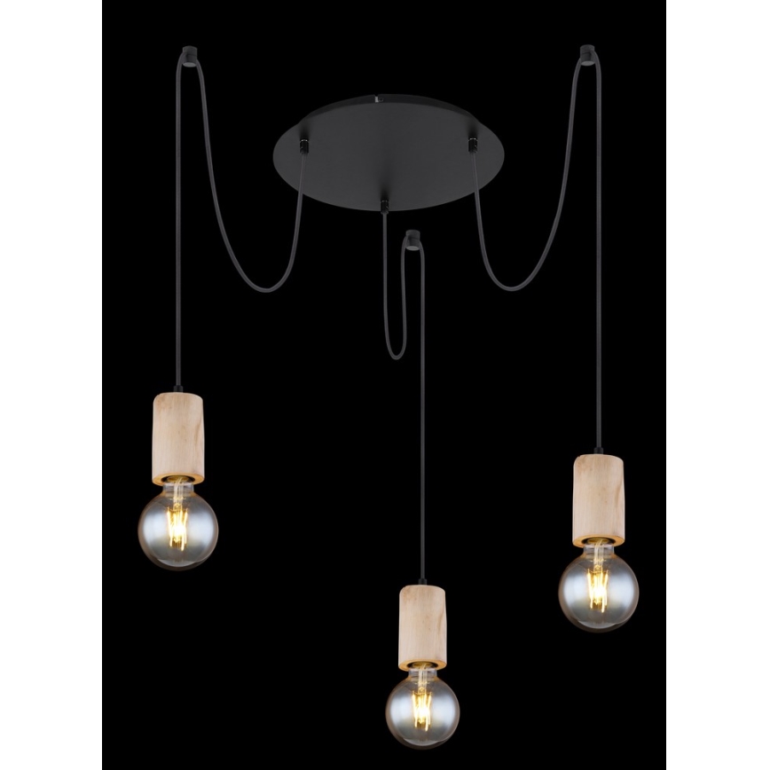 Globo - Luster na lanku 3xE27/60W/230V pavúk
