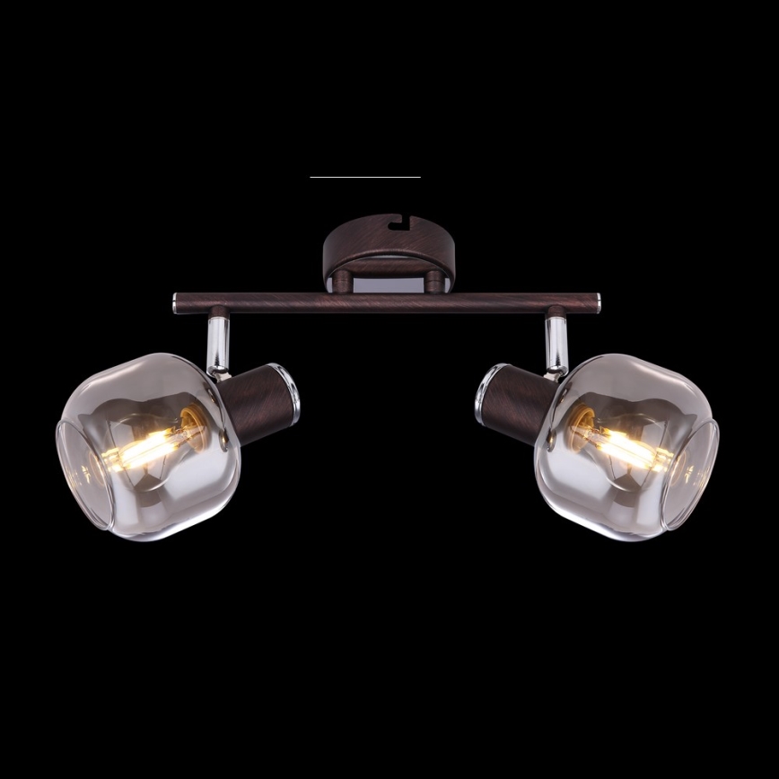 Globo 54303-2 - Bodové svietidlo PALLO 2xE14/40W/230V