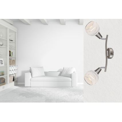 Globo - LED Bodové svietidlo 2xE14/4W/230V