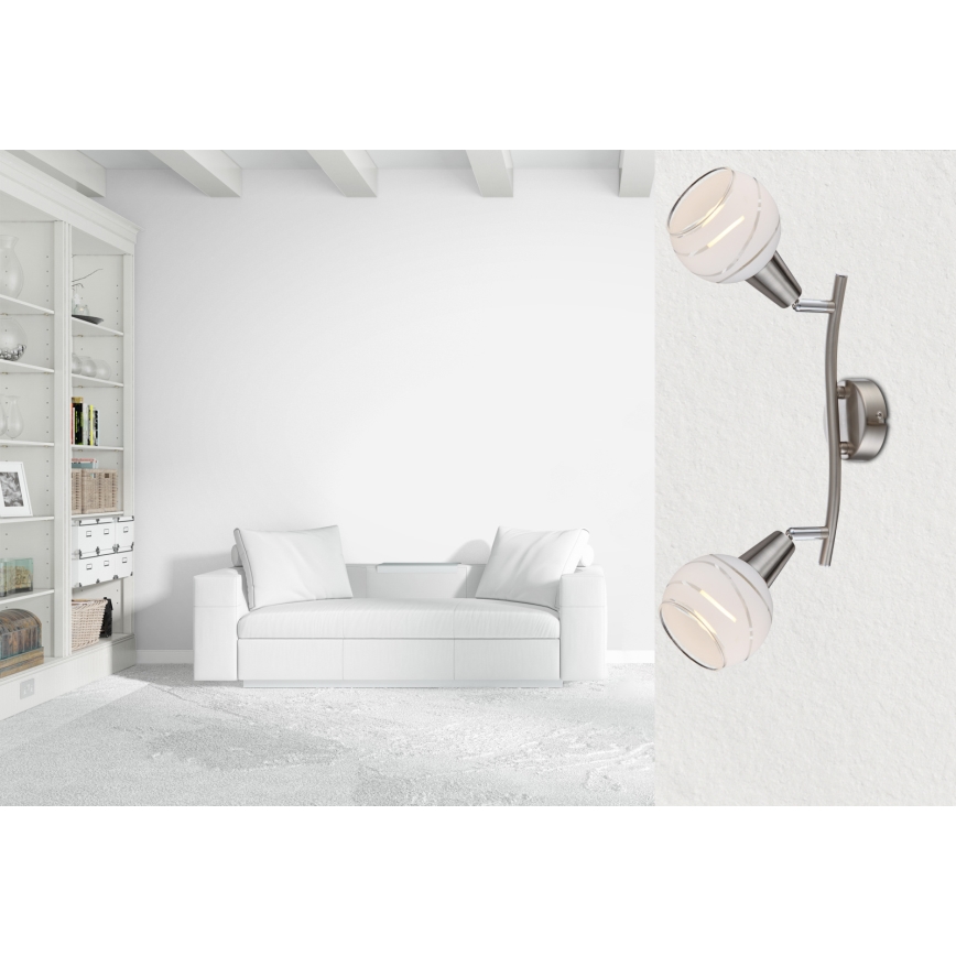 Globo - LED Bodové svietidlo 2xE14/4W/230V
