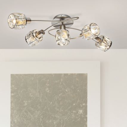 Globo - Prisadený luster 5xE14/40W/230V