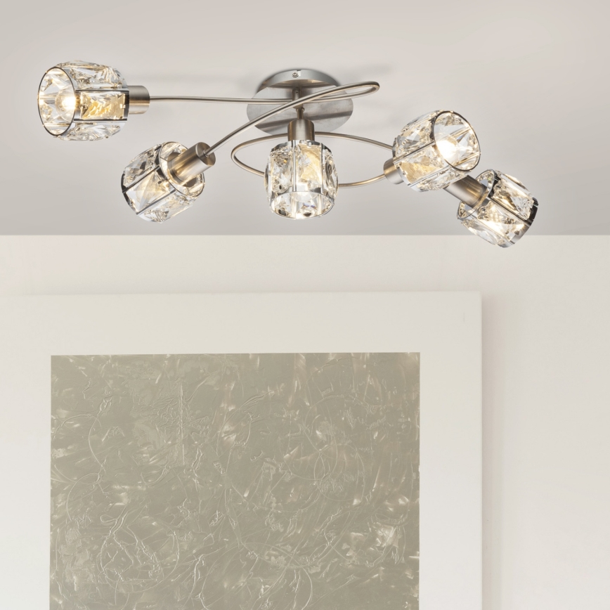 Globo - Prisadený luster 5xE14/40W/230V