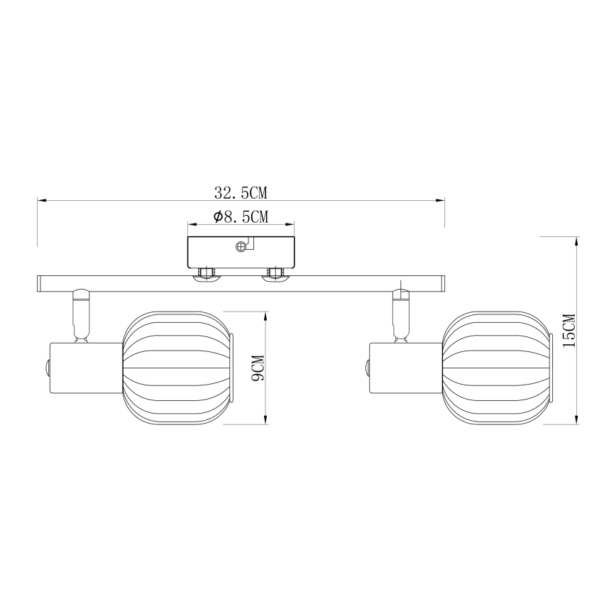 Globo - LED stropné svietidlo 5xE14/4W/230V