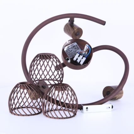 Globo 54817-3 - Bodové svietidlo ISABELLE 3xE14/40W/230V