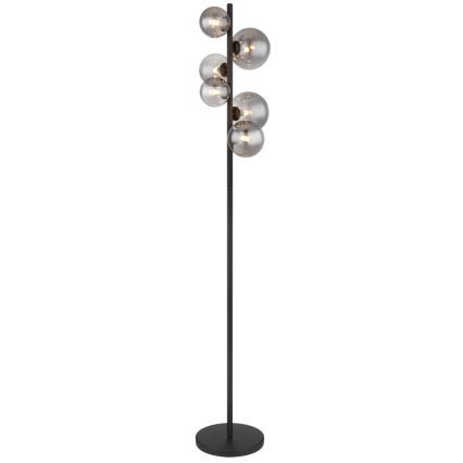 Globo - LED Stojacia lampa 6xG9/3,5W/230V dymová/čierna