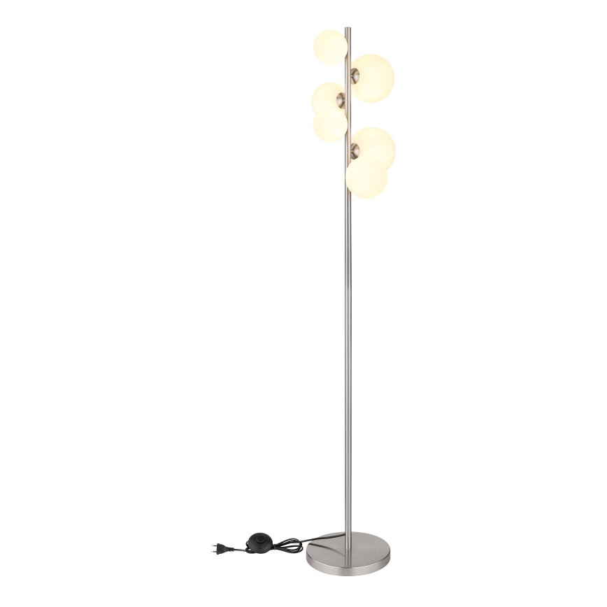 Globo - LED Luster na lanku 6xG9/3,5W/230V biela