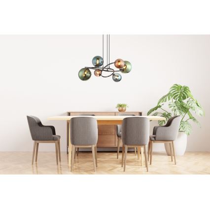 Globo - LED Luster na lanku 6xG9/3,5W/230V