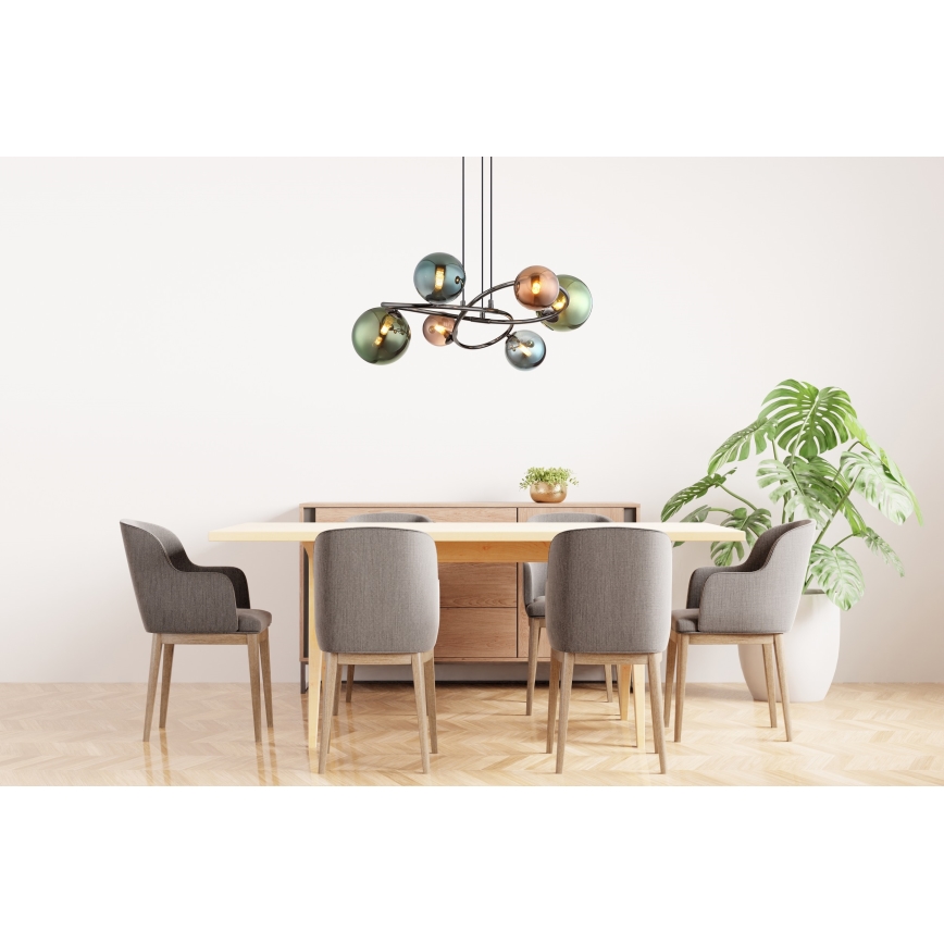 Globo - LED Luster na lanku 6xG9/3,5W/230V