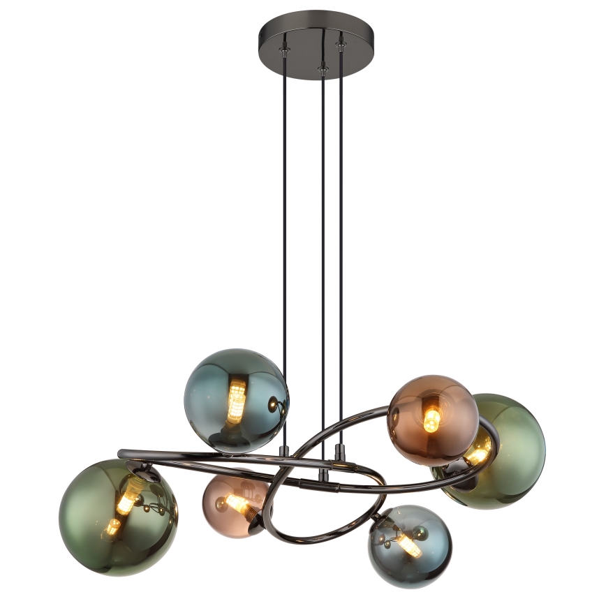 Globo - LED Luster na lanku 6xG9/3,5W/230V