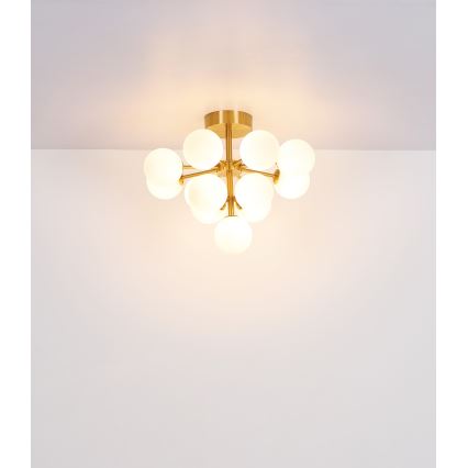 Globo - Prisadený luster 13xG9/5W/230V pr. 56 cm čierna
